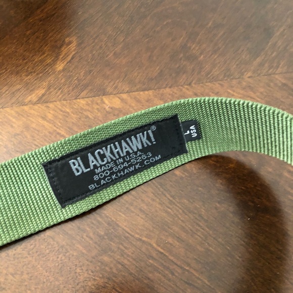 BLACKHAWK! Green Riggers Belt with Cobra Buckle - Picture 3 of 8